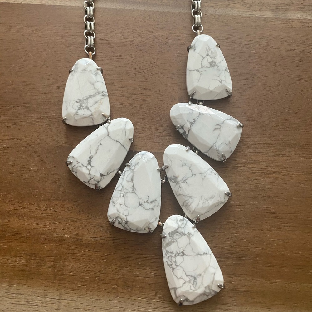 Kendra Scott Harlow White Howlite Necklace